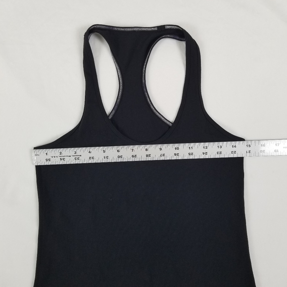 Lululemon Black Racerback Tank Top, Work out stretching tank top Women Size 6 - Picture 7 of 12